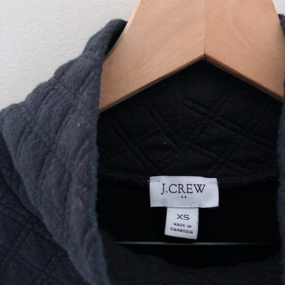J.Crew Factory Quilted Mockneck Pullover - Picture 3 of 4